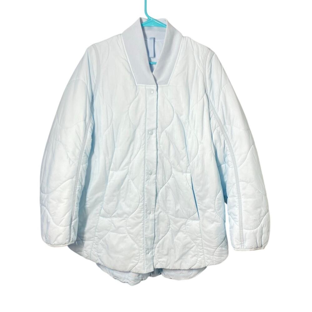 Lululemon Quilted Light insulation Jacket Powder Blue Sz 4